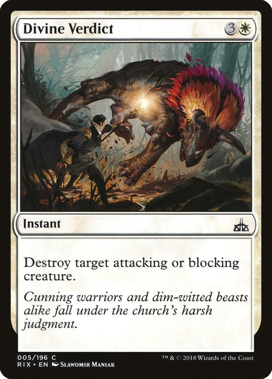 Divine Verdict [Rivals of Ixalan] [Foil]