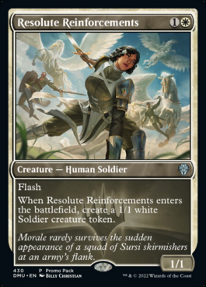 Resolute Reinforcements (Promo Pack) [Dominaria United Promos] [Foil]