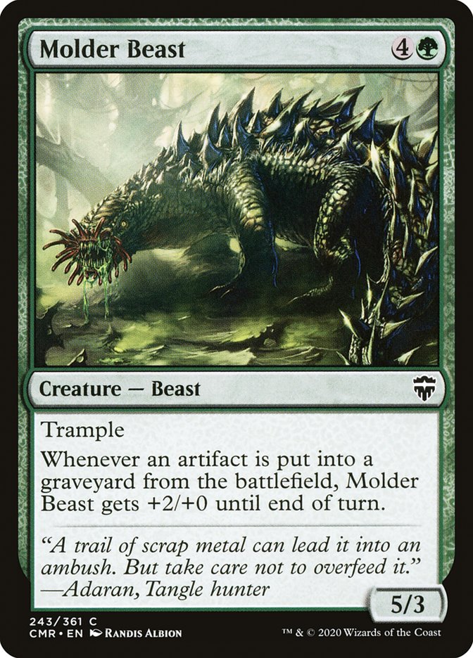 Molder Beast [Commander Legends] [Foil]