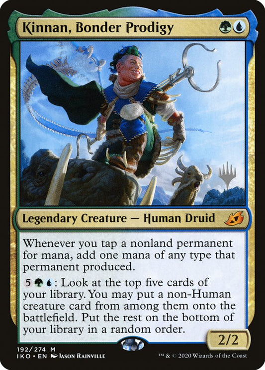 Kinnan, Bonder Prodigy (Promo Pack) [Ikoria: Lair of Behemoths Promos] [Foil]