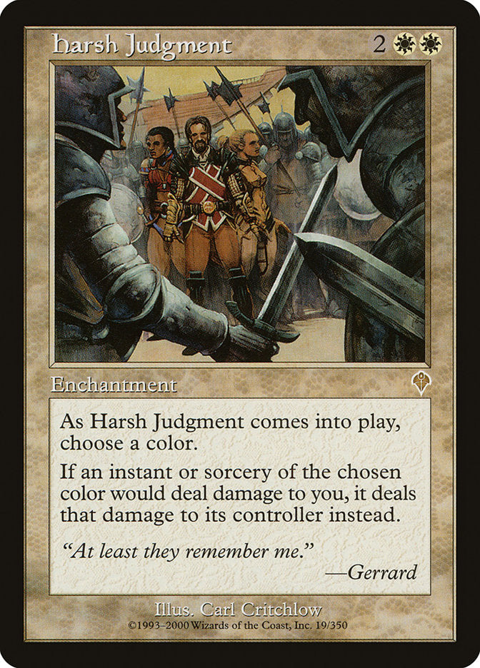 Harsh Judgment [Invasion] [Foil]