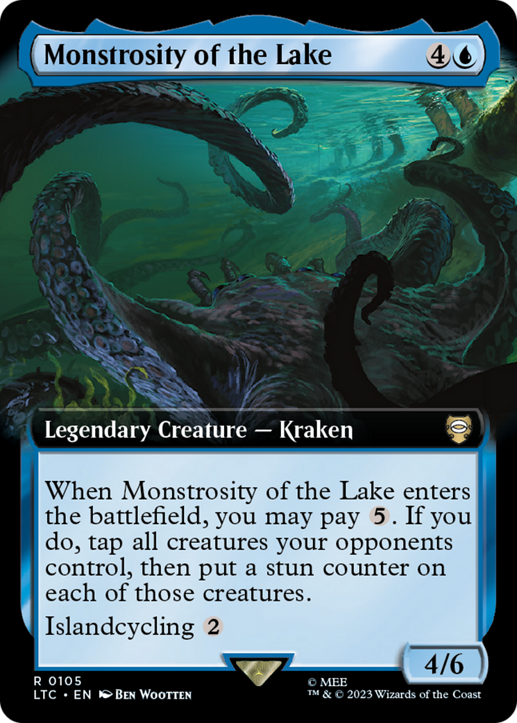 Monstrosity of the Lake (Extended Art) [The Lord of the Rings: Tales of Middle-Earth Commander] [Foil]