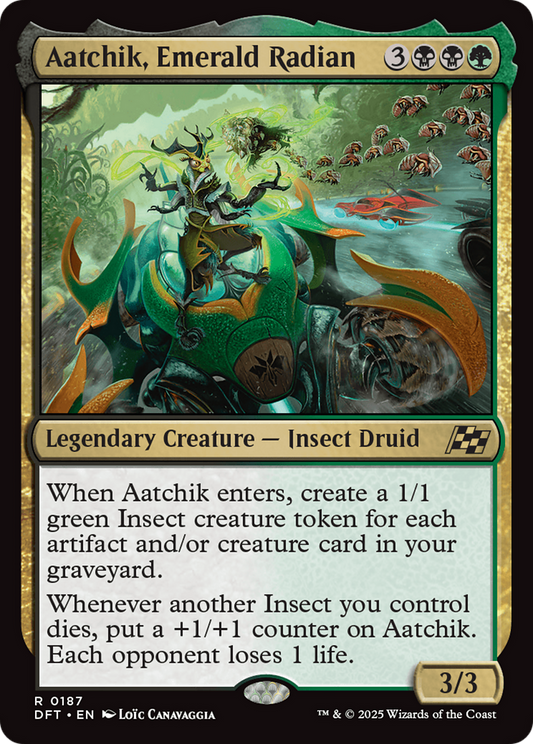 Aatchik, Emerald Radian [Aetherdrift] [Foil]