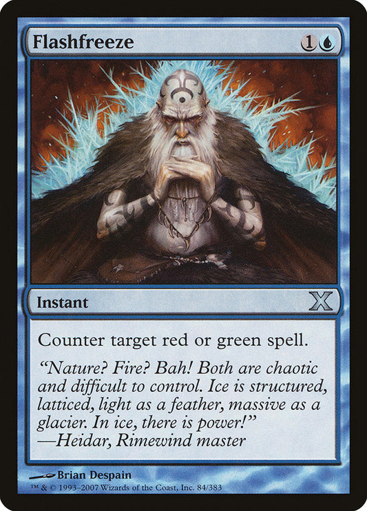 Flashfreeze [Tenth Edition] [Foil]