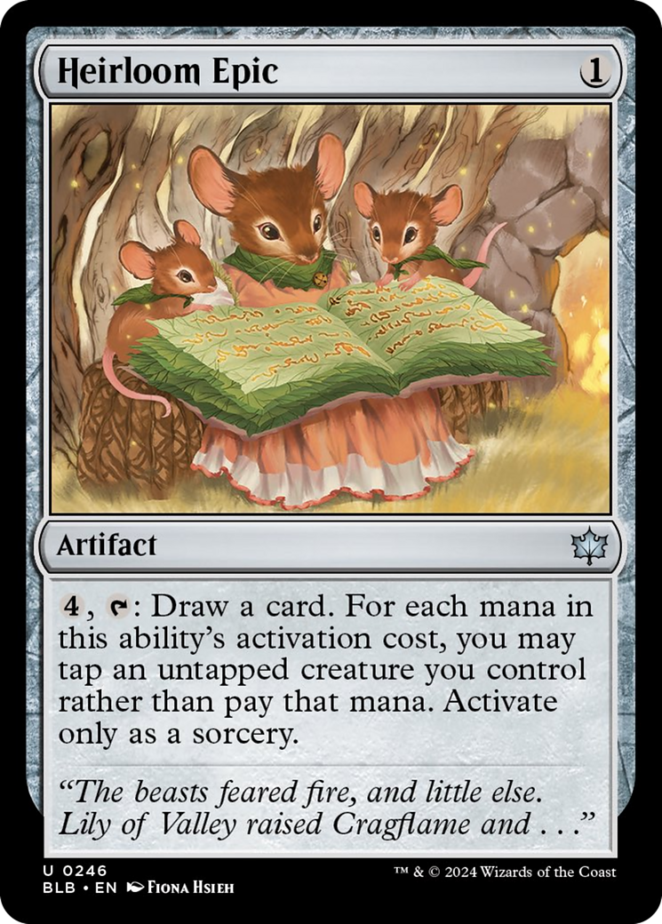 Heirloom Epic [Bloomburrow] [Foil]