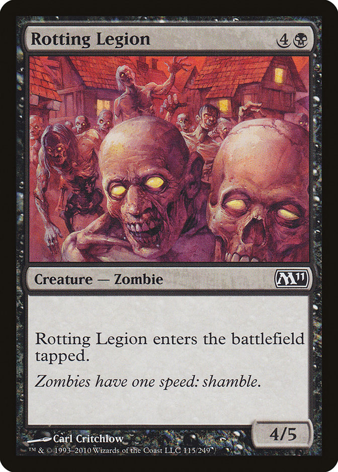 Rotting Legion [Core Set 2011] [Foil]