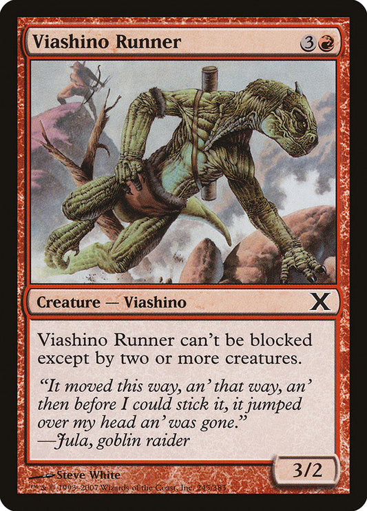 Viashino Runner [Tenth Edition] [Foil]