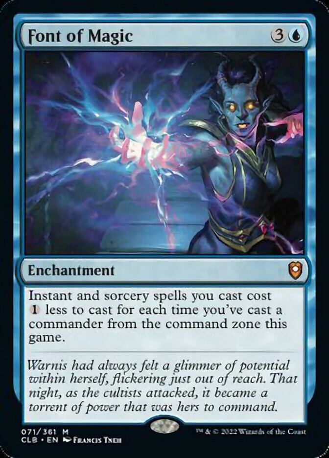 Font of Magic [Commander Legends: Battle for Baldur's Gate] [Foil]