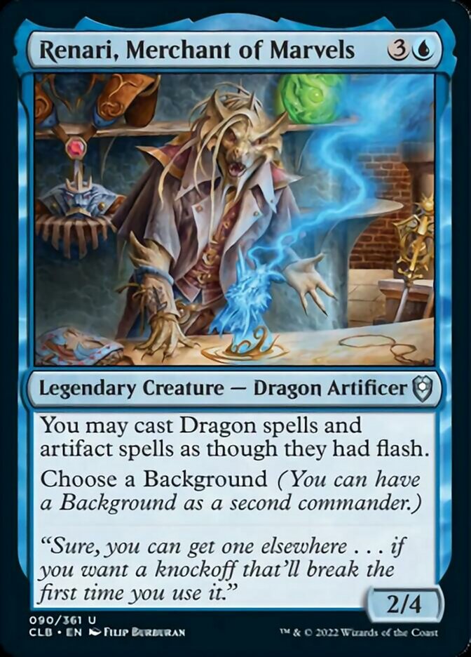 Renari, Merchant of Marvels [Commander Legends: Battle for Baldur's Gate] [Foil]