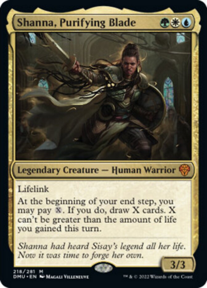 Shanna, Purifying Blade [Dominaria United] [Foil]
