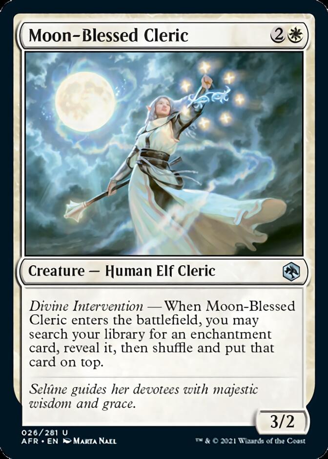 Moon-Blessed Cleric [Dungeons & Dragons: Adventures in the Forgotten Realms] [Foil]
