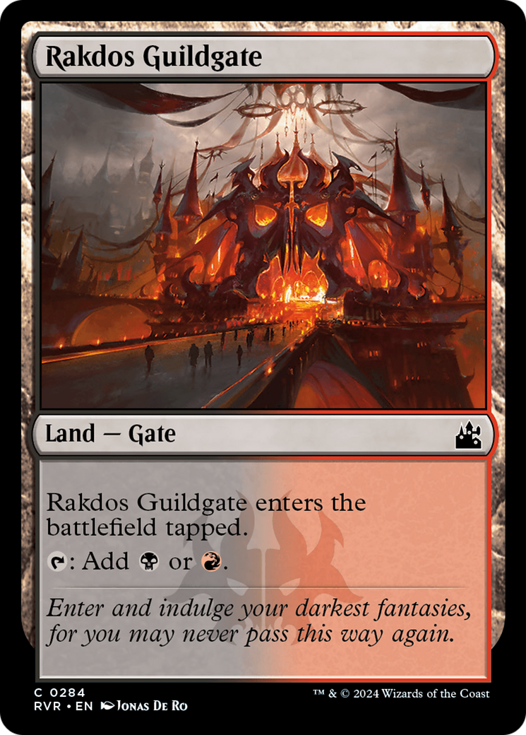 Rakdos Guildgate [Ravnica Remastered] [Foil]