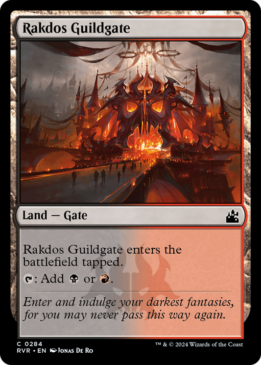 Rakdos Guildgate [Ravnica Remastered] [Foil]