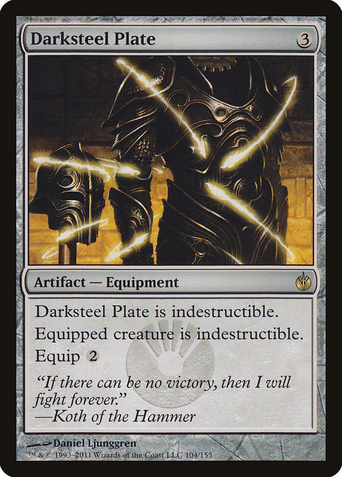 Darksteel Plate [Mirrodin Besieged] [Foil]