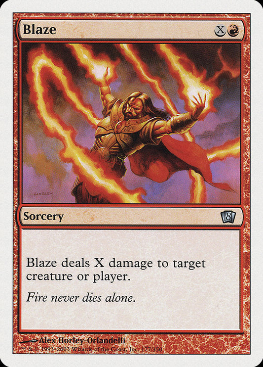 Blaze [Eighth Edition] [Foil]