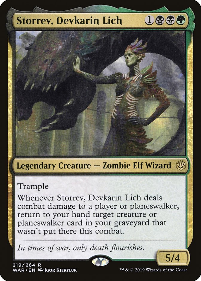Storrev, Devkarin Lich [War of the Spark] [Foil]