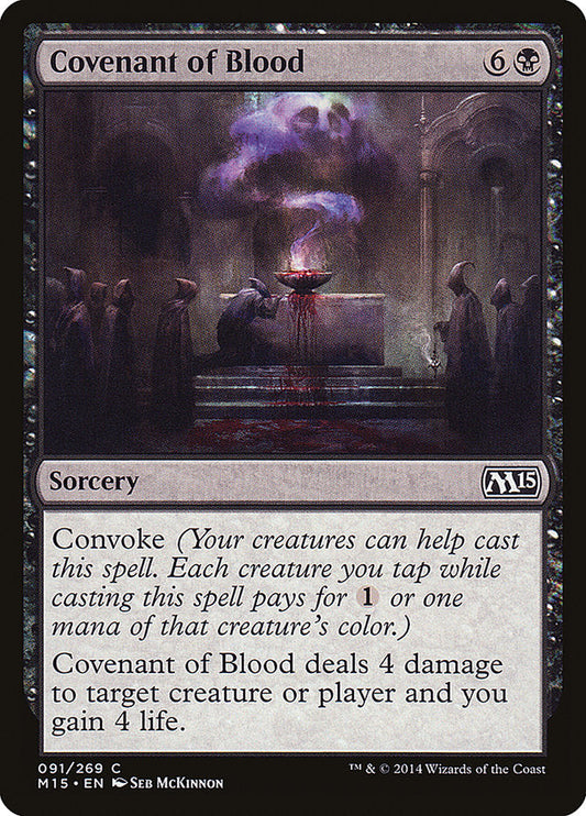 Covenant of Blood [Core Set 2015] [Foil]