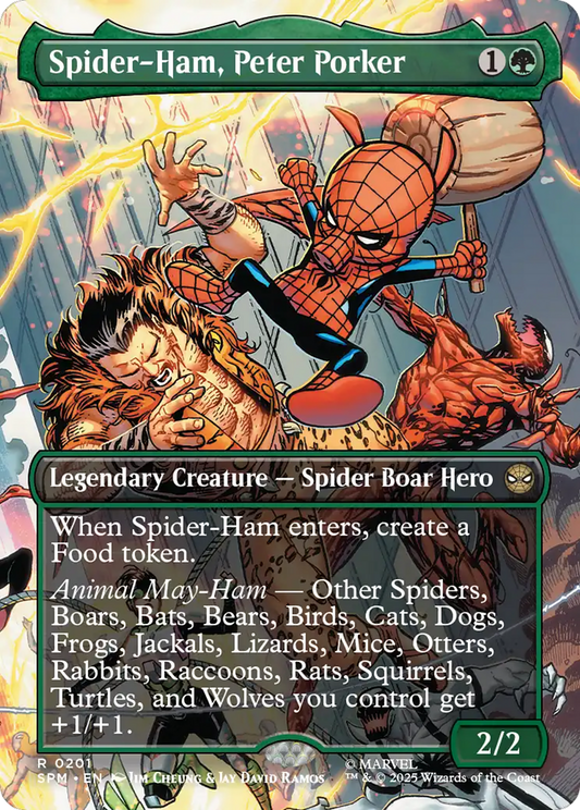 Spider-Ham, Peter Porker (Borderless) [Marvel's Spider-Man] [Foil]