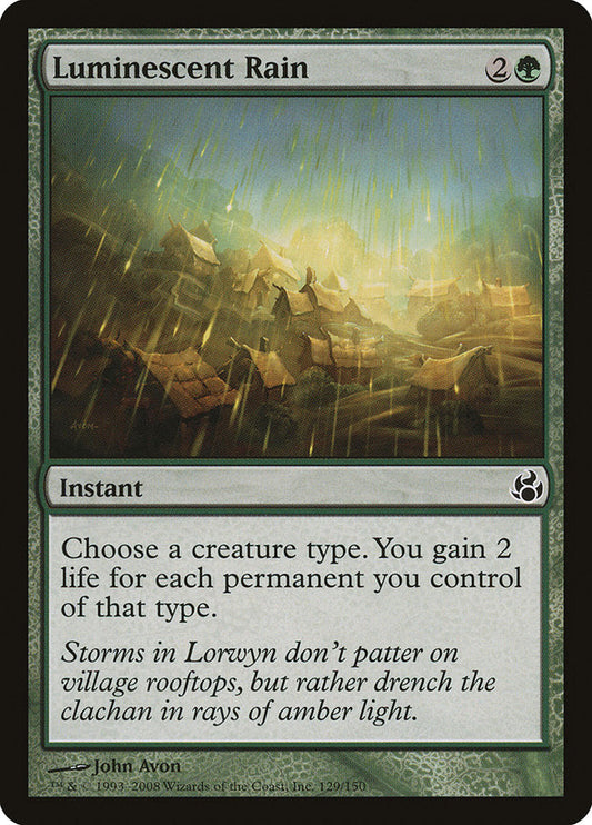 Luminescent Rain [Morningtide] [Foil]