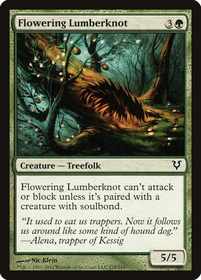 Flowering Lumberknot [Avacyn Restored] [Foil]