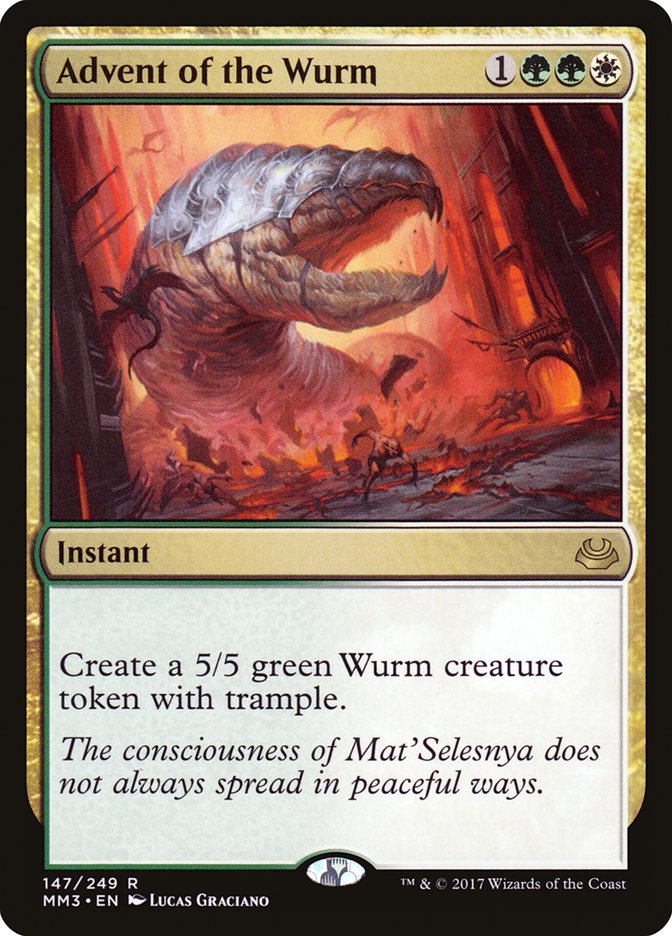 Advent of the Wurm [Modern Masters 2017] [Foil]