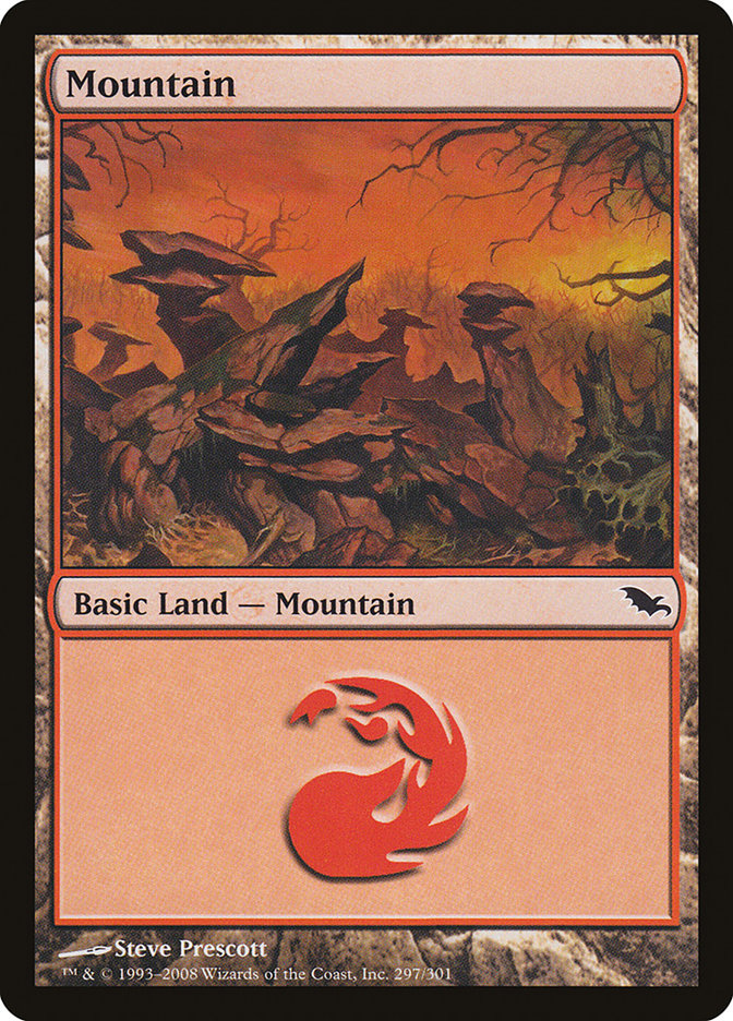 Mountain (297) [Shadowmoor] [Foil]