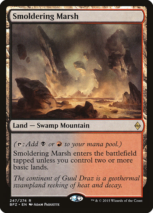 Smoldering Marsh [Battle for Zendikar] [Foil]