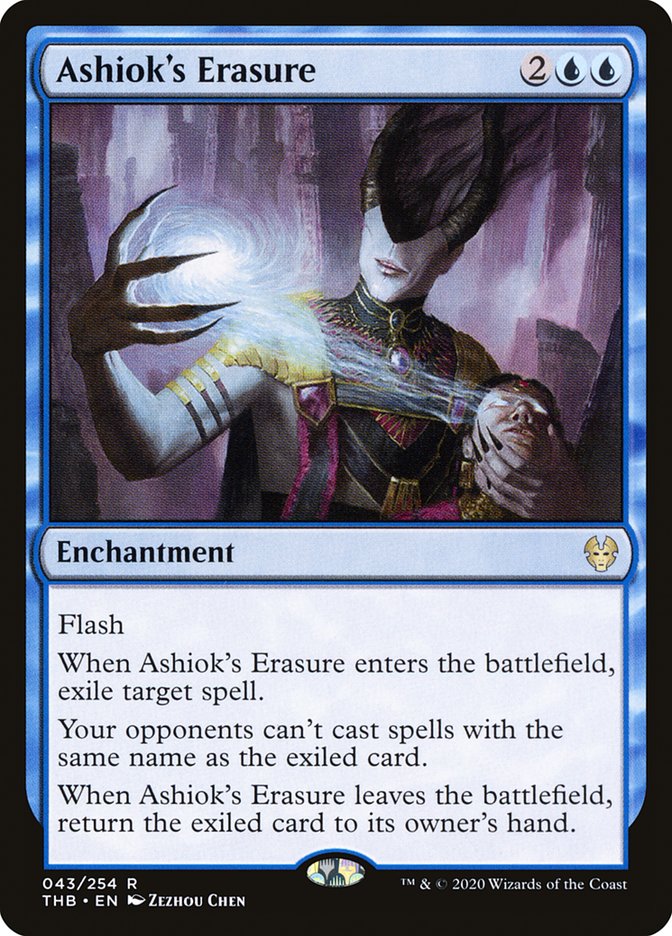 Ashiok's Erasure [Theros Beyond Death] [Foil]
