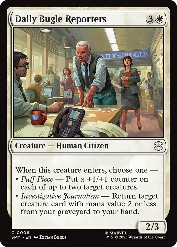 Daily Bugle Reporters [Marvel's Spider-Man] [Foil]