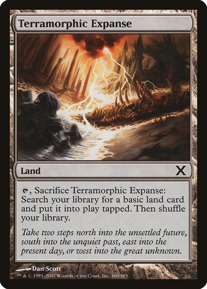 Terramorphic Expanse [Tenth Edition] [Foil]