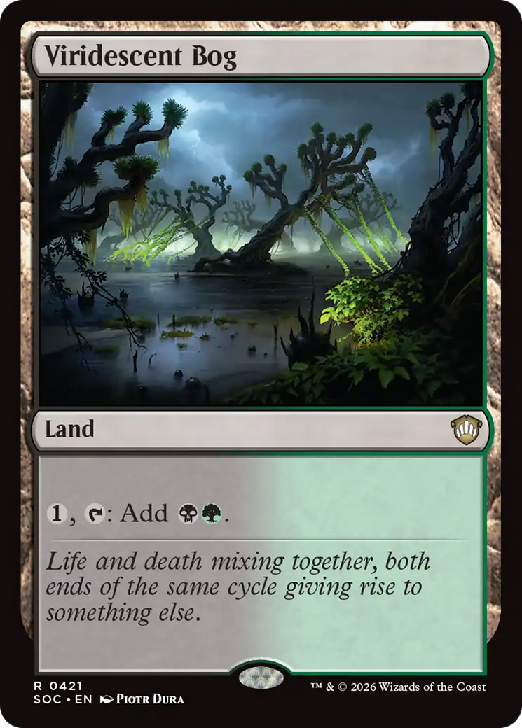 Viridescent Bog [Secrets of Strixhaven Commander] [Foil]