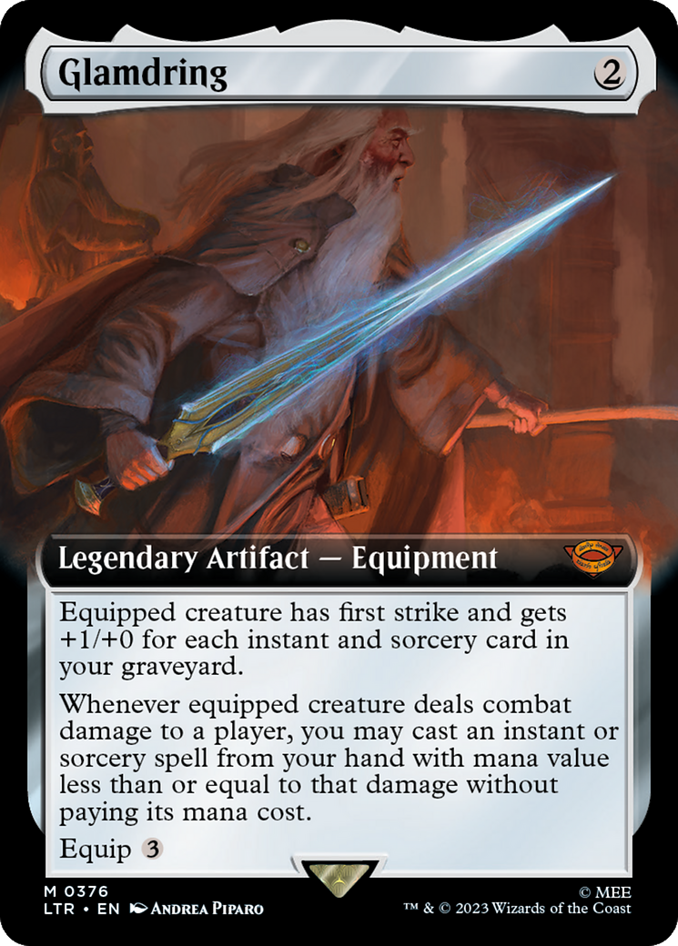 Glamdring (Extended Art) [The Lord of the Rings: Tales of Middle-Earth] [Foil]