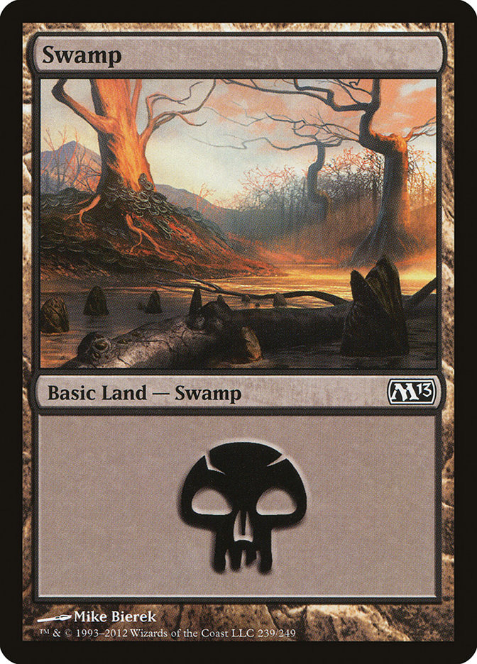 Swamp (239) [Core Set 2013] [Foil]