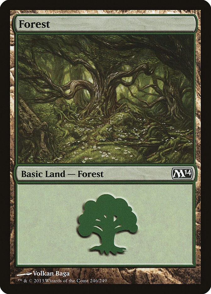 Forest (246) [Core Set 2014] [Foil]