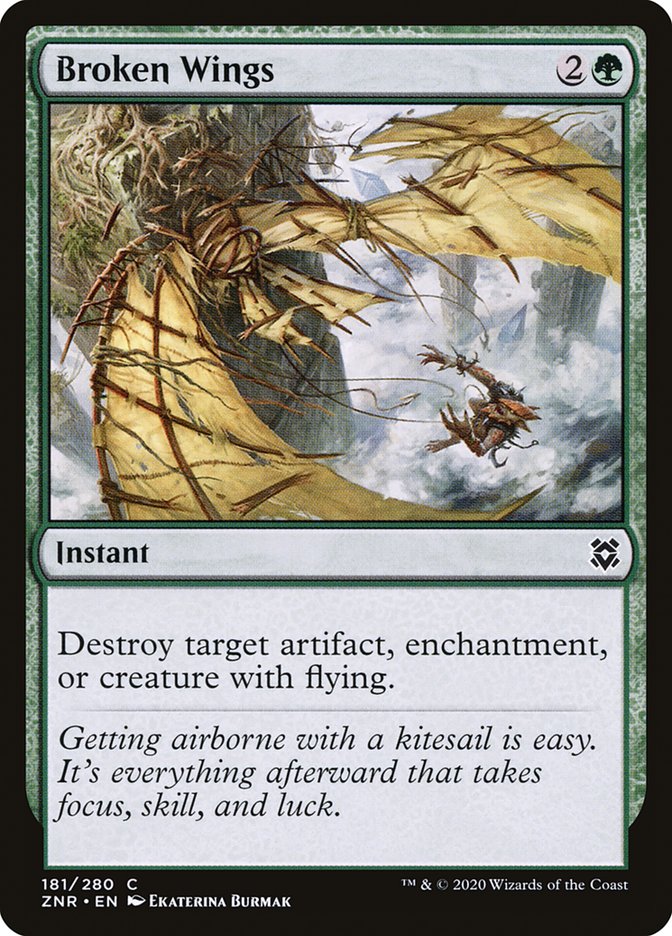 Broken Wings [Zendikar Rising] [Foil]