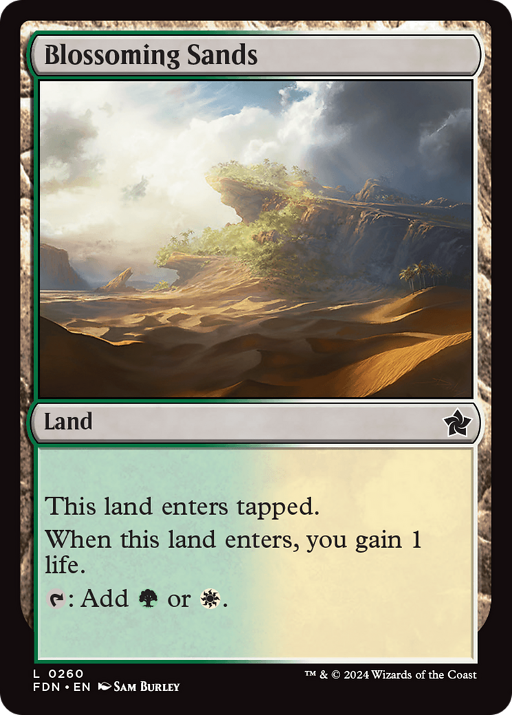 Blossoming Sands [Foundations] [Foil]