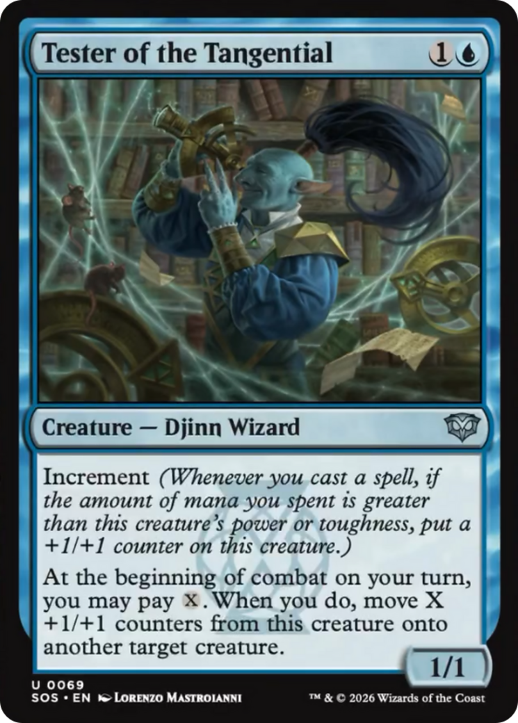 Tester of the Tangential [Secrets of Strixhaven] [Foil]
