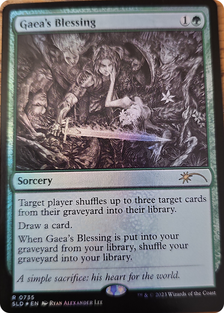 Gaea's Blessing (Sketch Showcase) [Secret Lair Drop Series] [Foil]