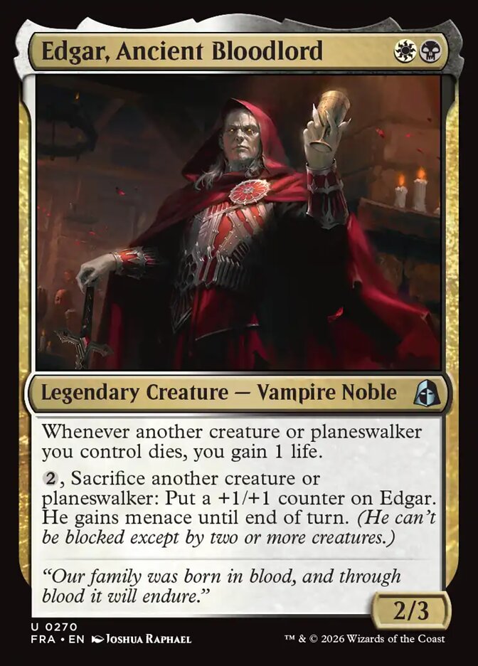 Edgar, Ancient Bloodlord [Reality Fracture]