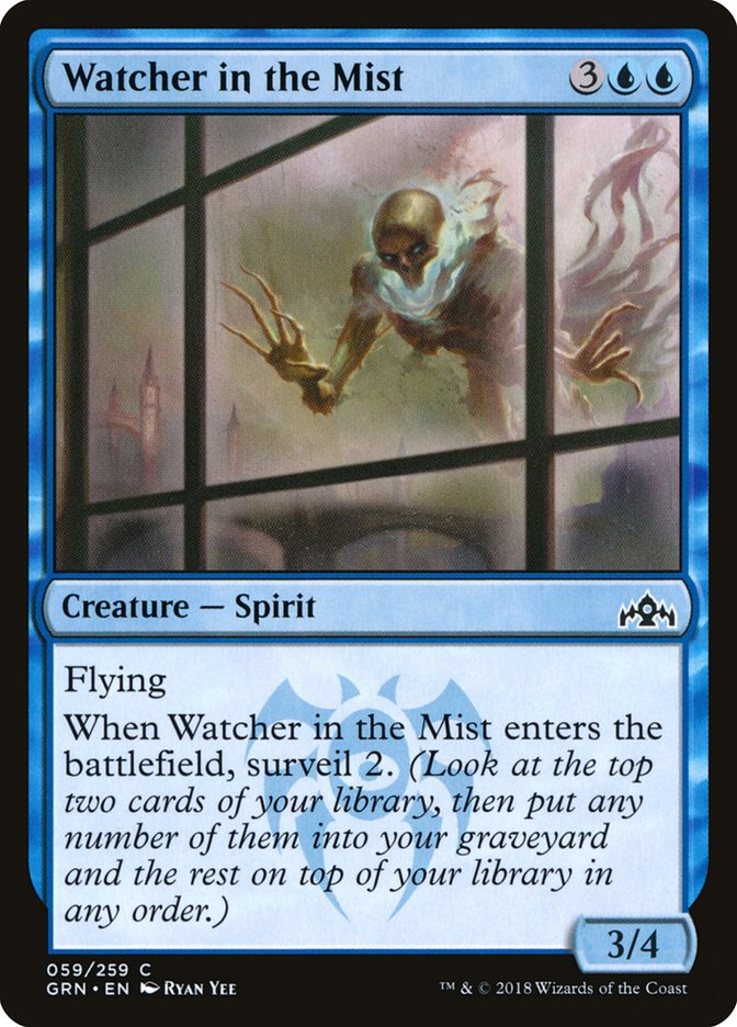 Watcher in the Mist [Guilds of Ravnica] [Foil]