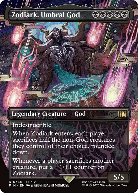 Zodiark, Umbral God (Borderless) [FINAL FANTASY] [Foil]