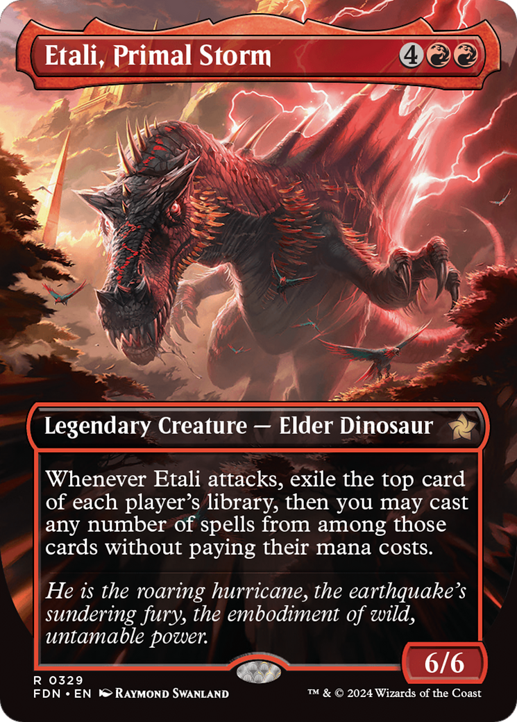 Etali, Primal Storm (Borderless) [Foundations] [Foil]