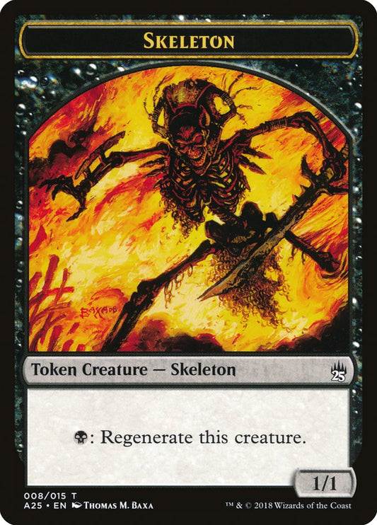 Skeleton Token [Masters 25 Tokens] [Foil]