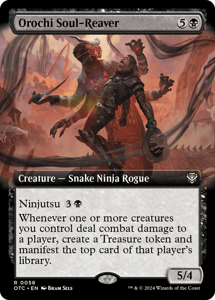 Orochi Soul-Reaver (Extended Art) [Outlaws of Thunder Junction Commander] [Foil]