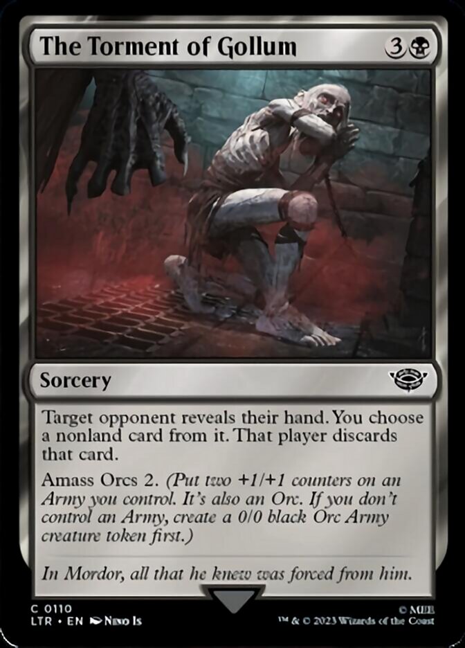The Torment of Gollum [The Lord of the Rings: Tales of Middle-Earth] [Foil]