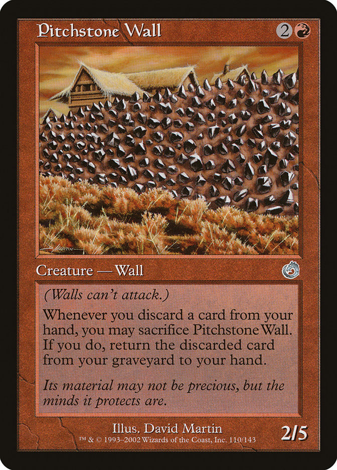 Pitchstone Wall [Torment] [Foil]