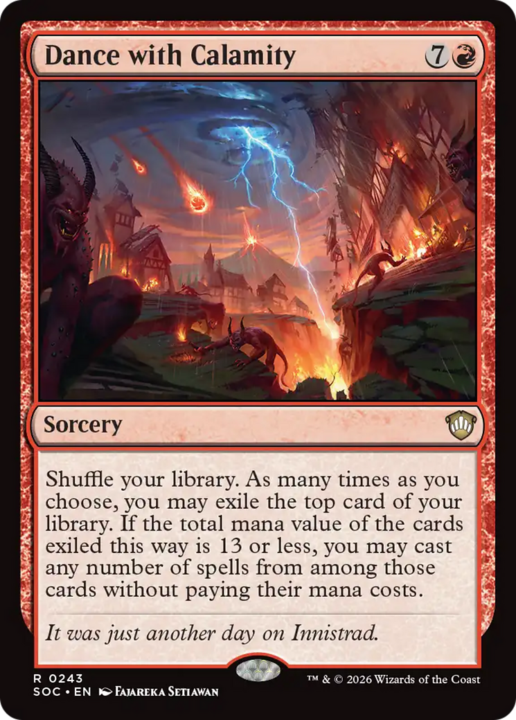 Dance with Calamity [Secrets of Strixhaven Commander] [Foil]