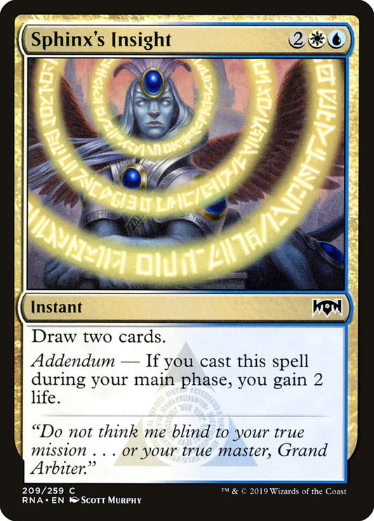 Sphinx's Insight [Ravnica Allegiance] [Foil]