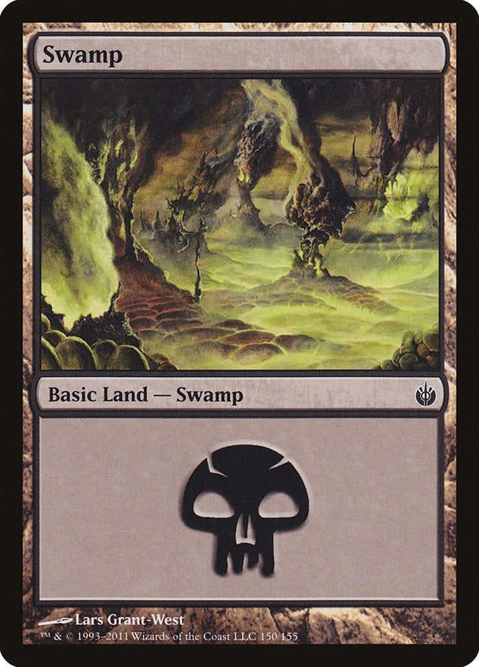 Swamp (150) [Mirrodin Besieged] [Foil]