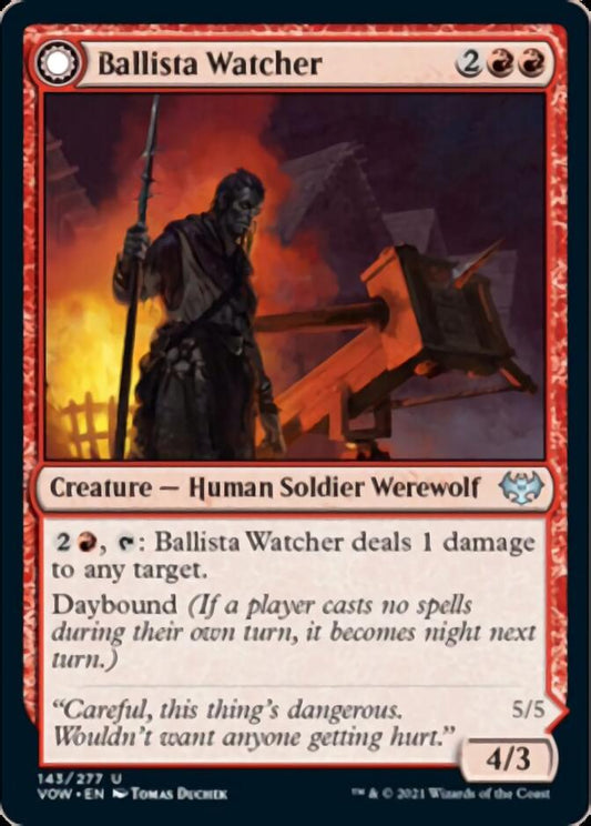 Ballista Watcher // Ballista Wielder [Innistrad: Crimson Vow] [Foil]